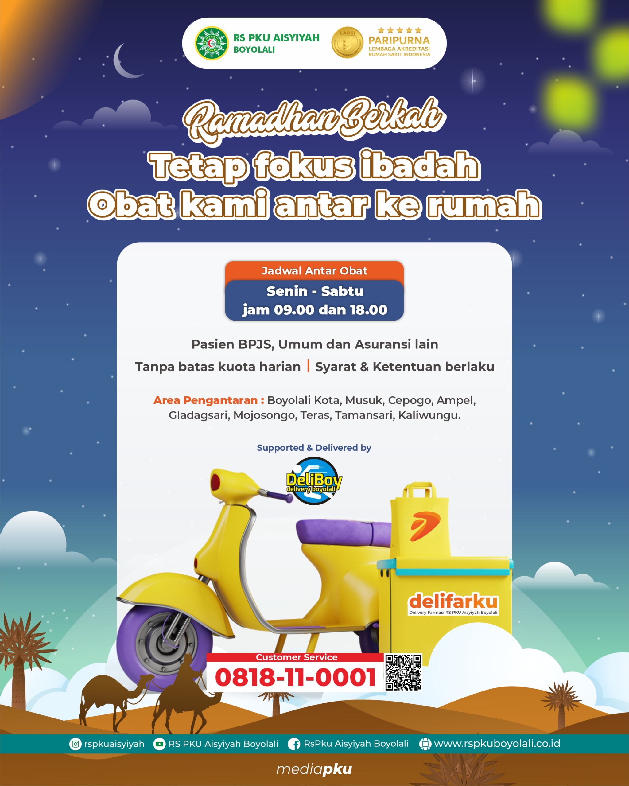 Layanan Antar Obat Delivery Farmasi PKU