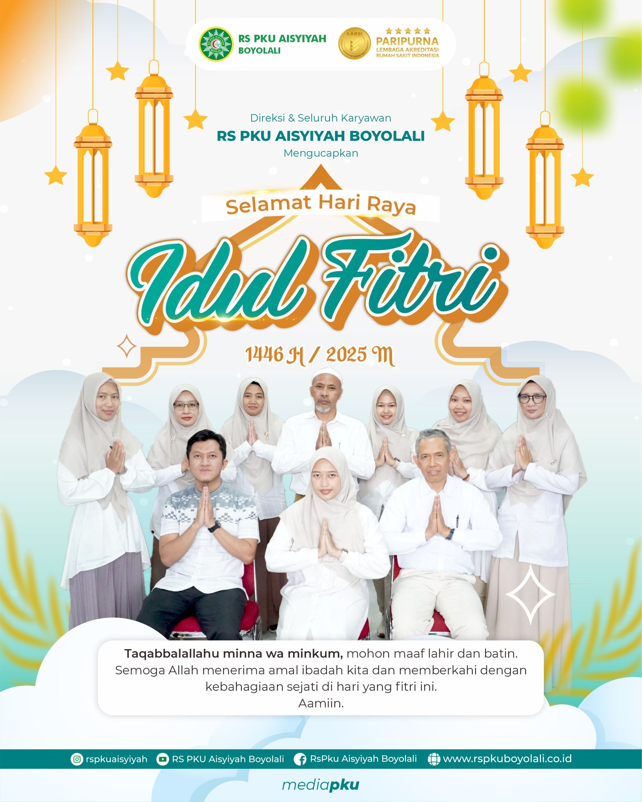 Selamat Hari Raya Idul Fitri 1446 H