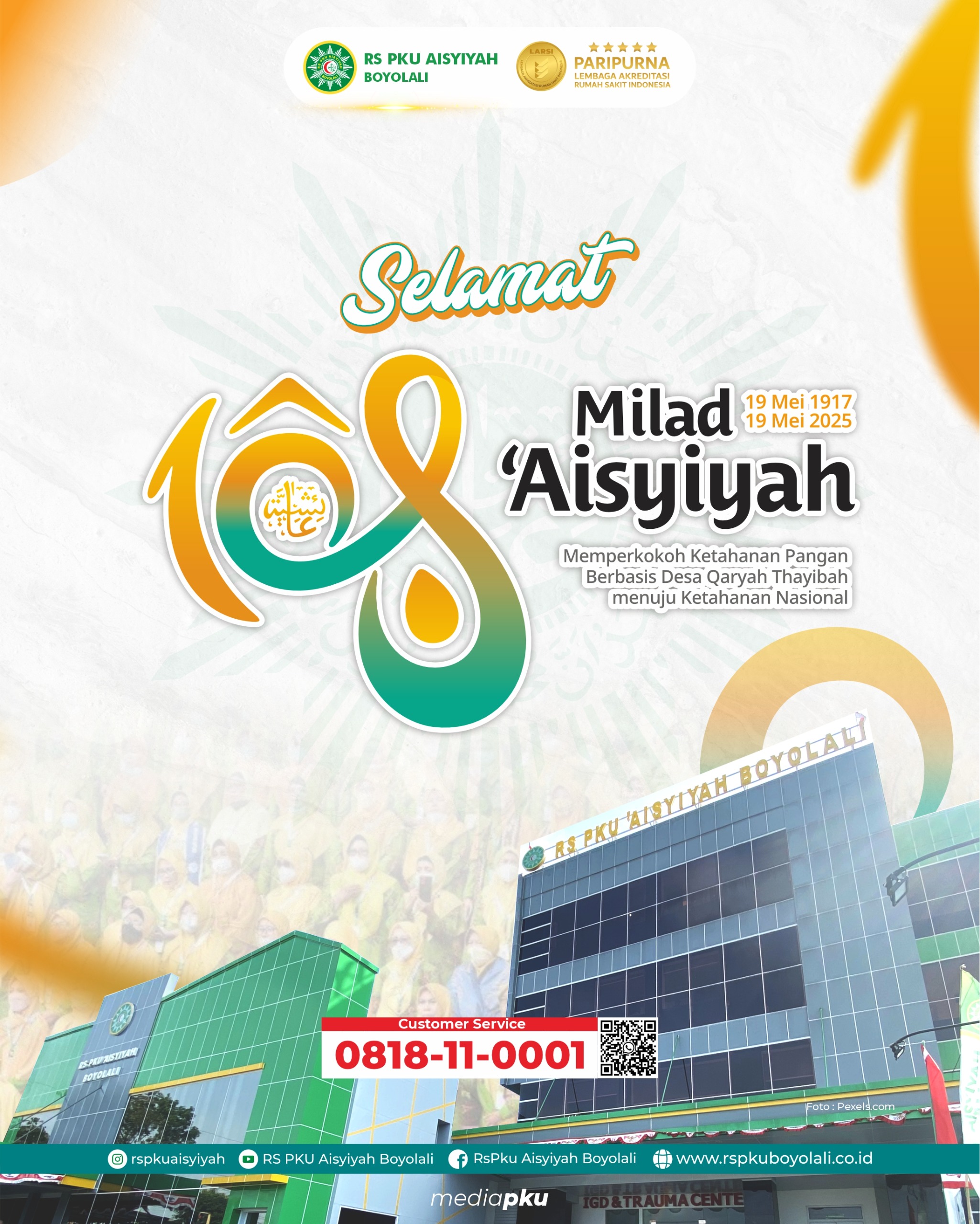 Selamat Milad ke-108 ‘Aisyiyah