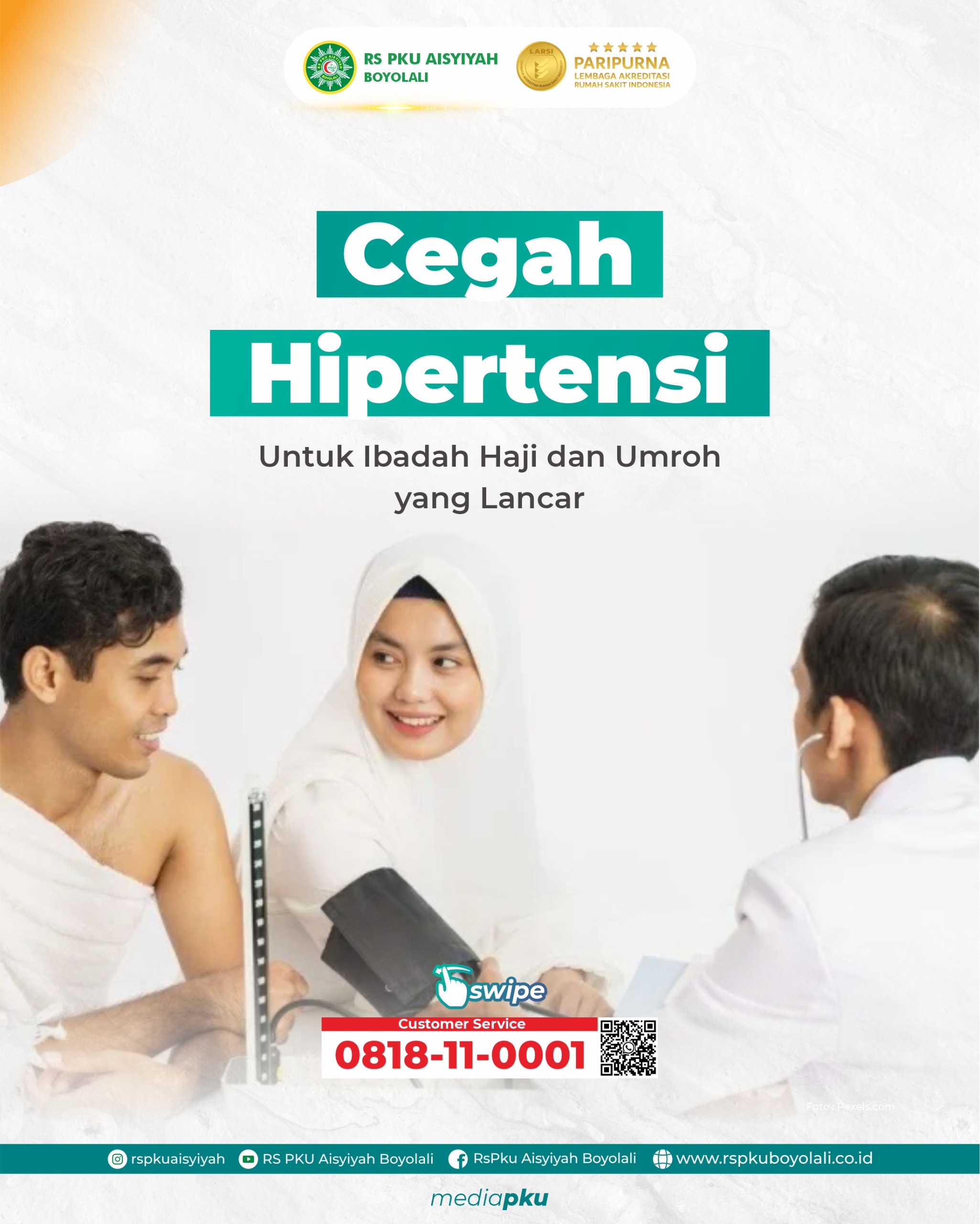 Cegah Hipertensi, Lancarkan Ibadah Haji & Umroh