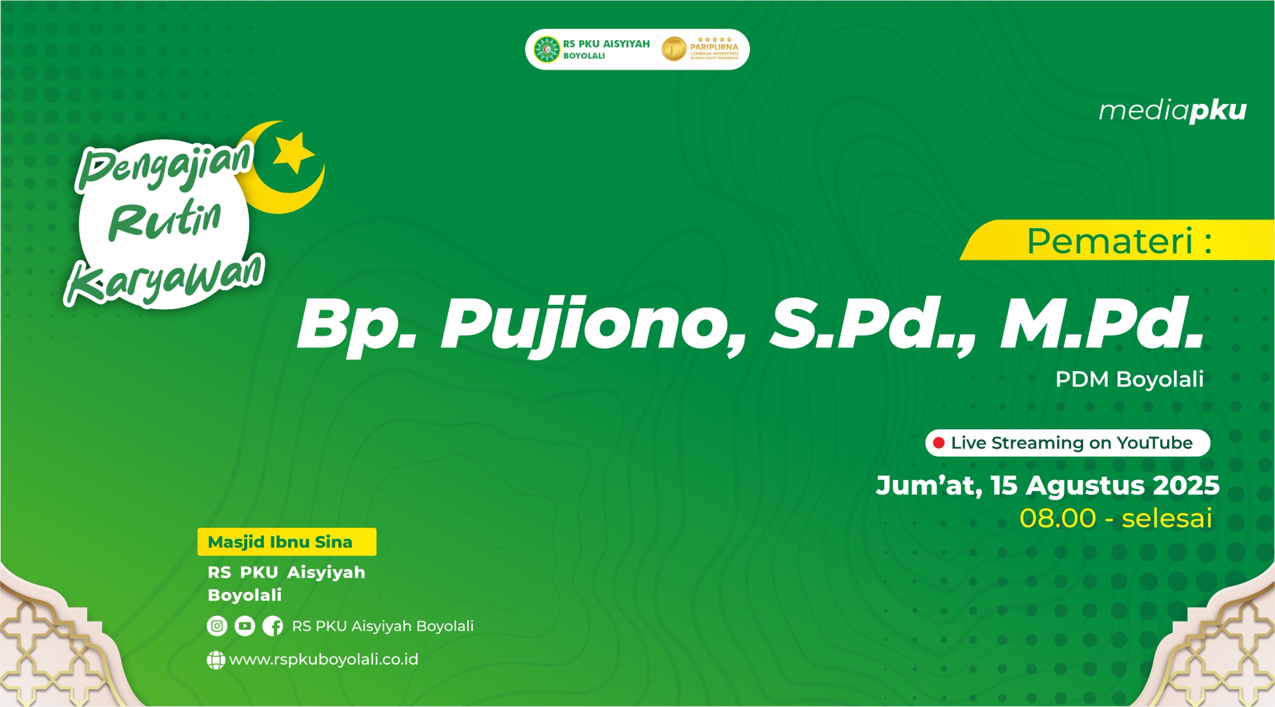Kajian Rutin RS PKU Aisyiyah Boyolali
