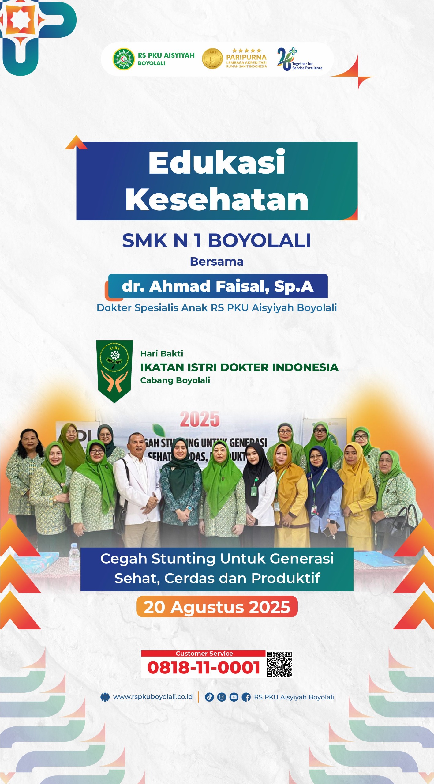 Edukasi Kesehatan di SMK N 1 Boyolali