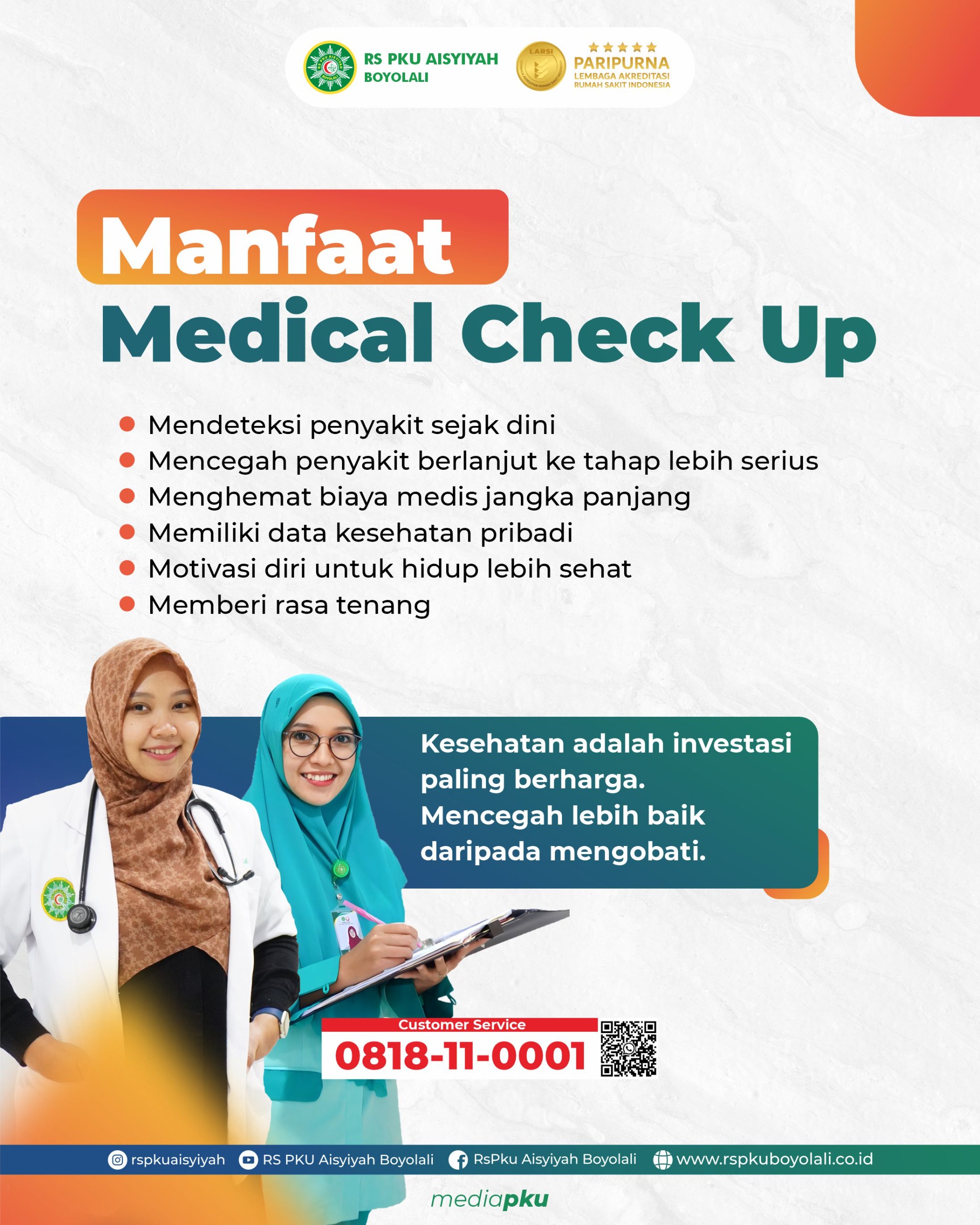 Hidup sehat, hati tenang