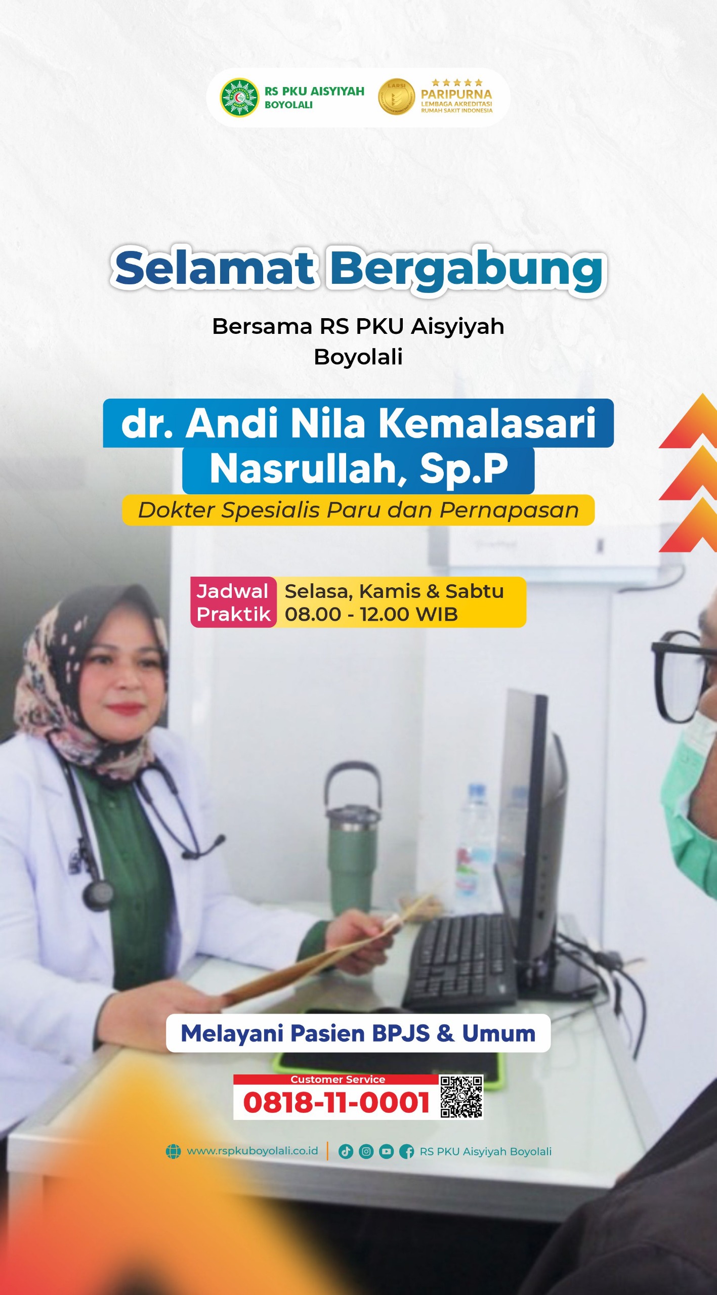 Selamat Datang dr. Andi Nila Kemalasari Nasrullah, ASp.P!