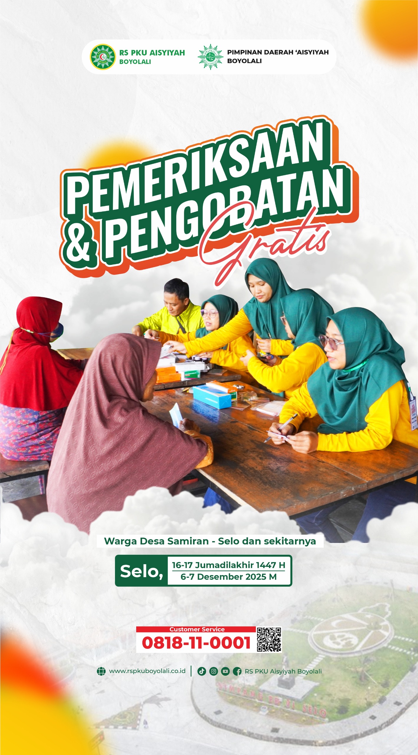 PEMERIKSAAN & PENGOBATAN GRATIS