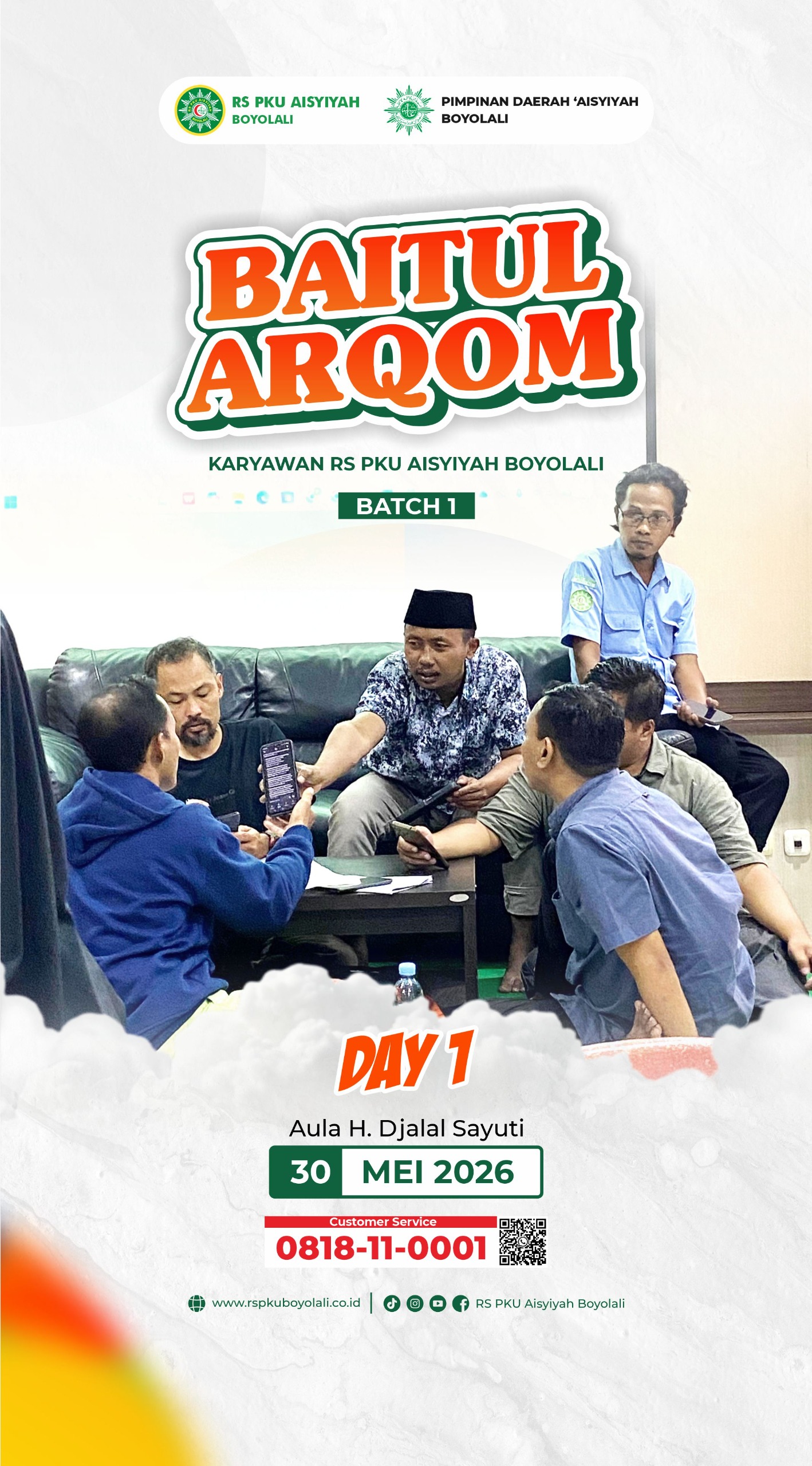 Tingkatkan Kualitas Spiritual dan Etos Kerja, RS PKU Aisyiyah Boyolali Sukses Gelar Baitul Arqom Karyawan Batch 1