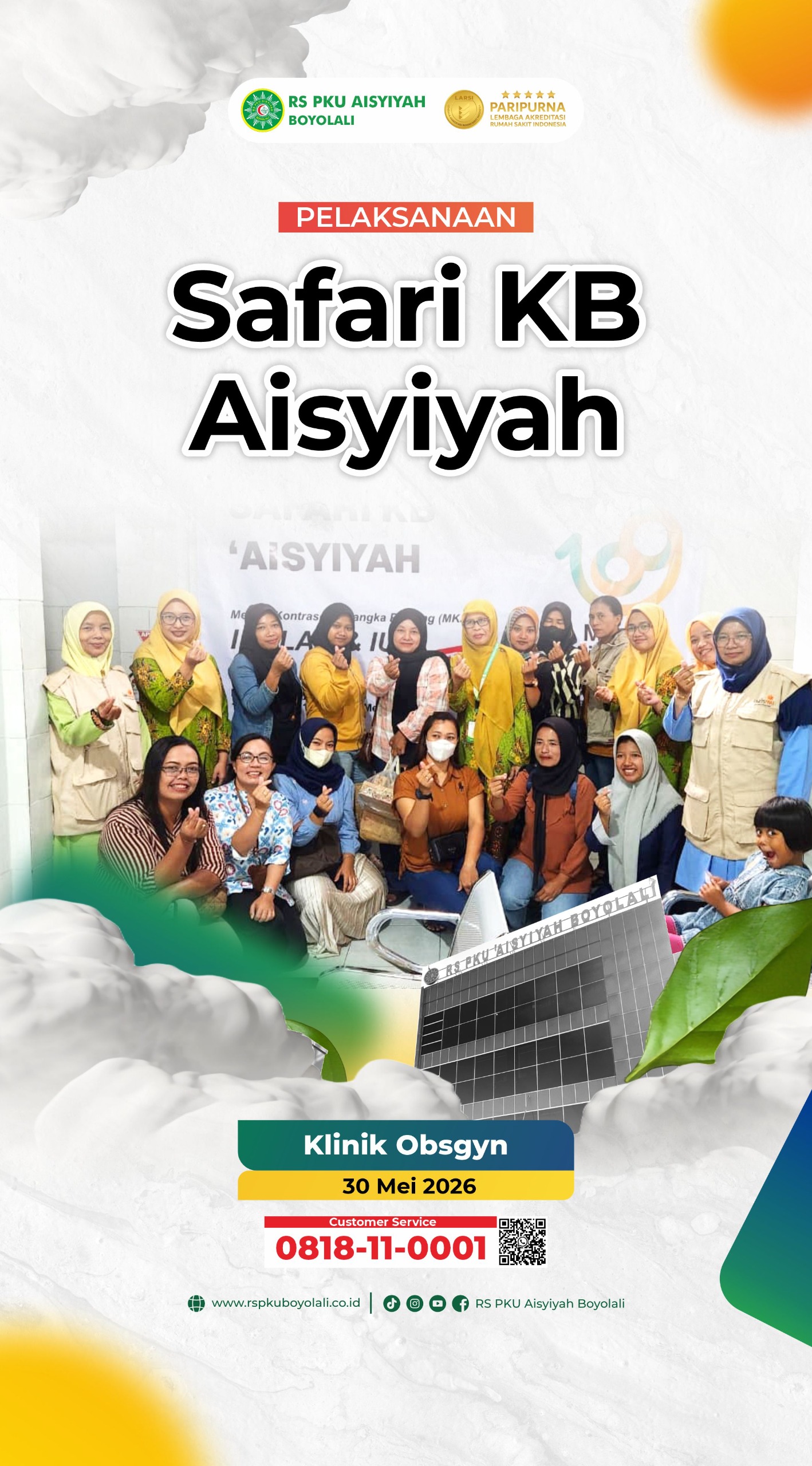 Semarak Milad 109 Tahun ‘Aisyiyah: Mewujudkan Keluarga Sehat melalui Safari KB