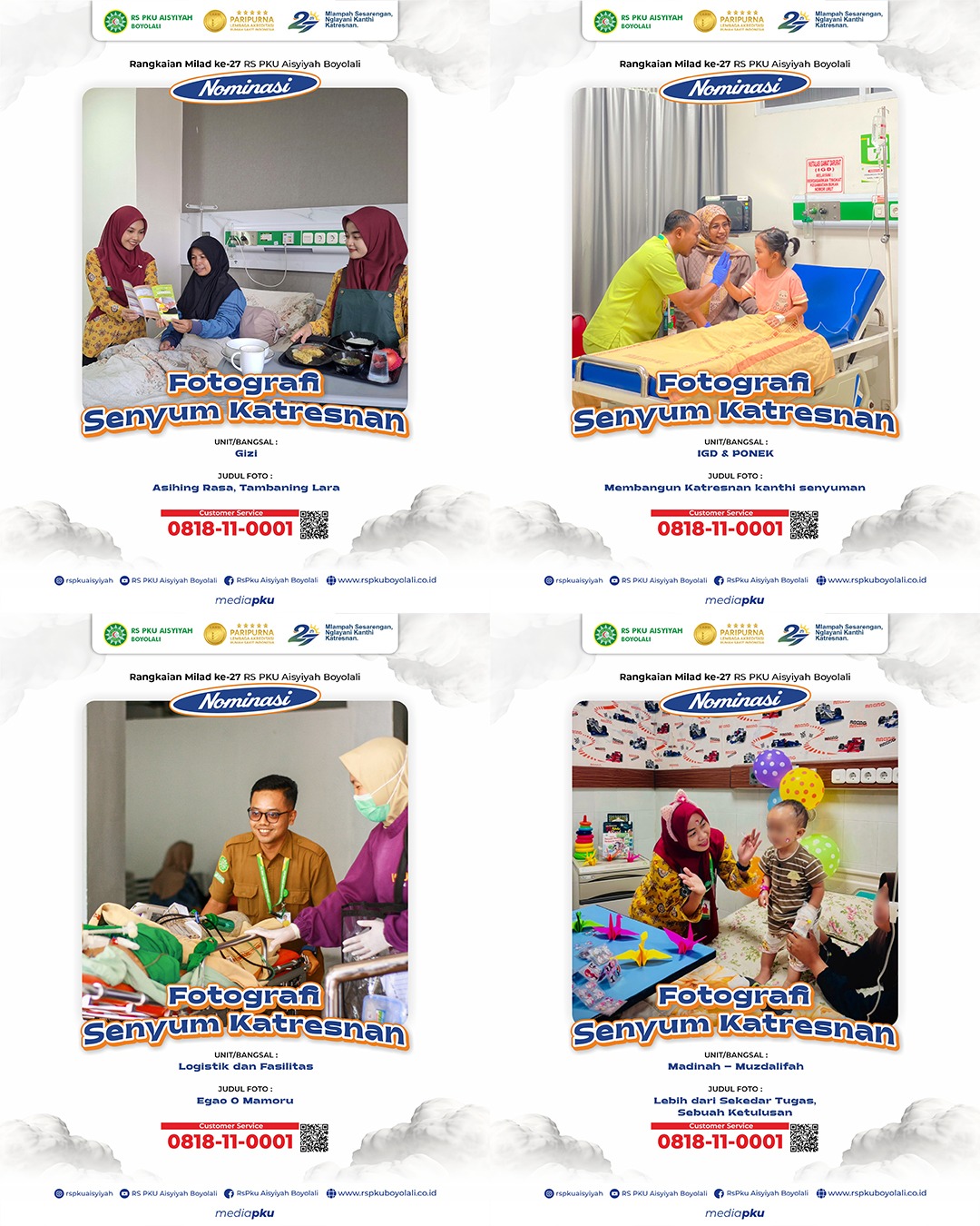 Lomba “Fotografi Senyum Katresnan” Jadi Ajang Karyawan RS PKU Aisyiyah Boyolali Mengabadikan Budaya Pelayanan Humanis