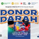 RS PKU Aisyiyah Boyolali Gelar Donor Darah Bersama PMI Kabupaten Boyolali dalam Rangka Milad ke-27