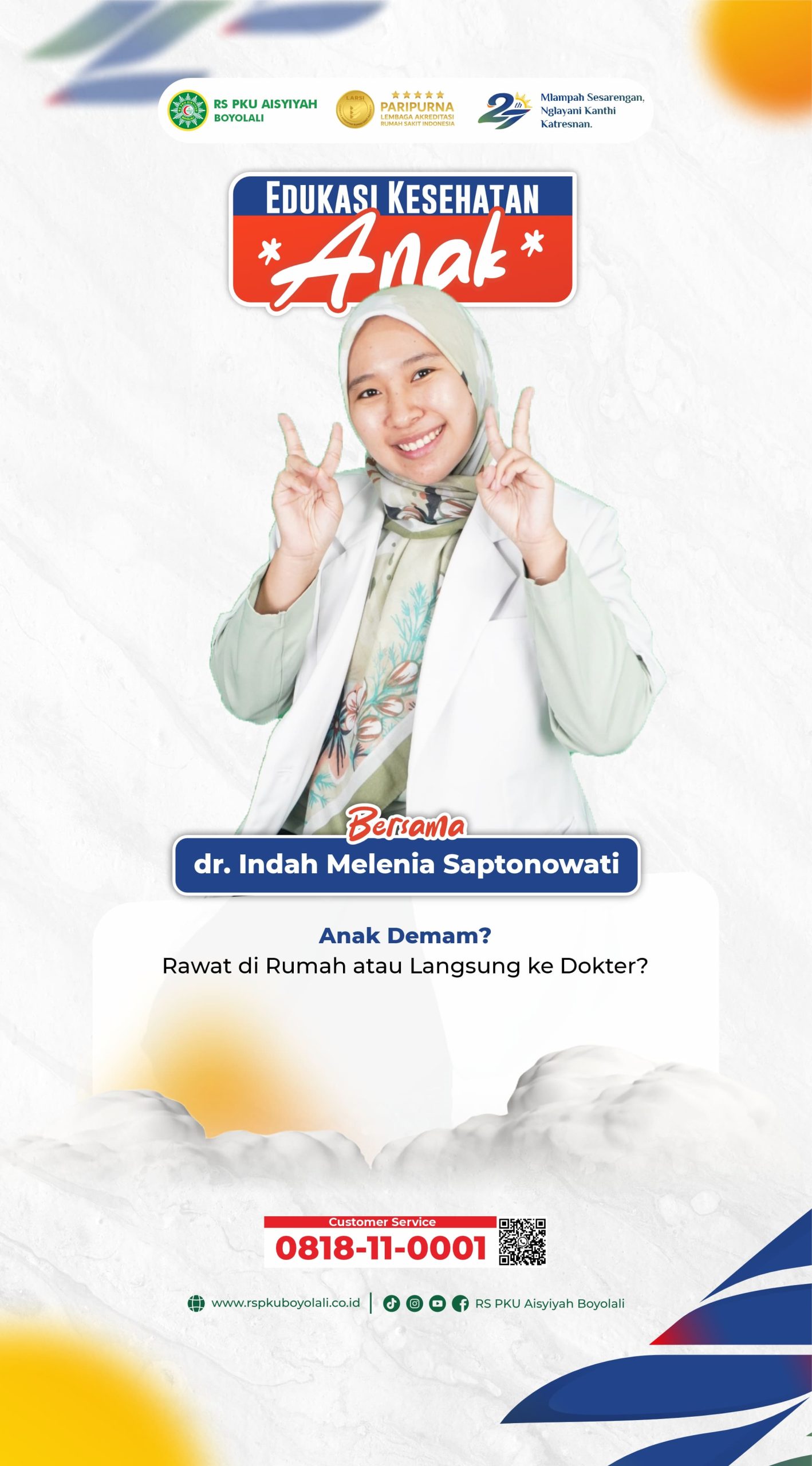 Anak Demam, Kapan Harus Dibawa ke Dokter? dr. Indah Melenia Berikan Edukasi bagi Orang Tua