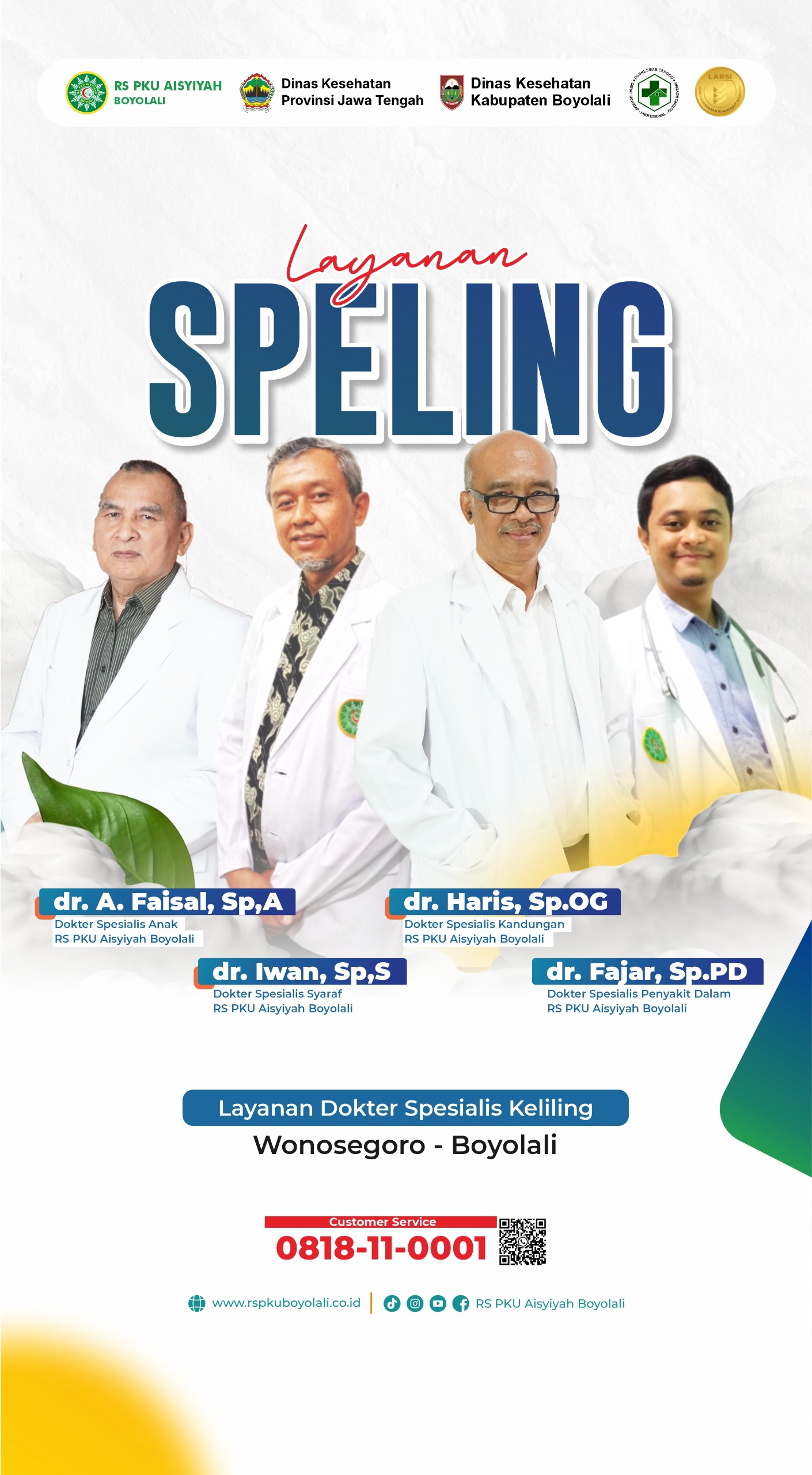 RS PKU Aisyiyah Boyolali Hadirkan Layanan Dokter Spesialis Keliling di Wonosegoro