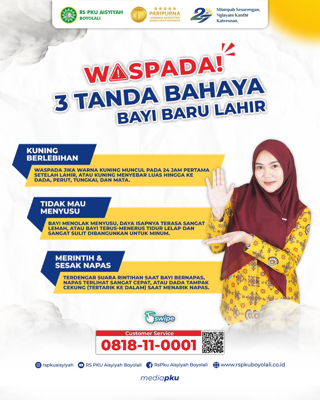 Waspada 3 Tanda Bahaya Bayi Baru Lahir