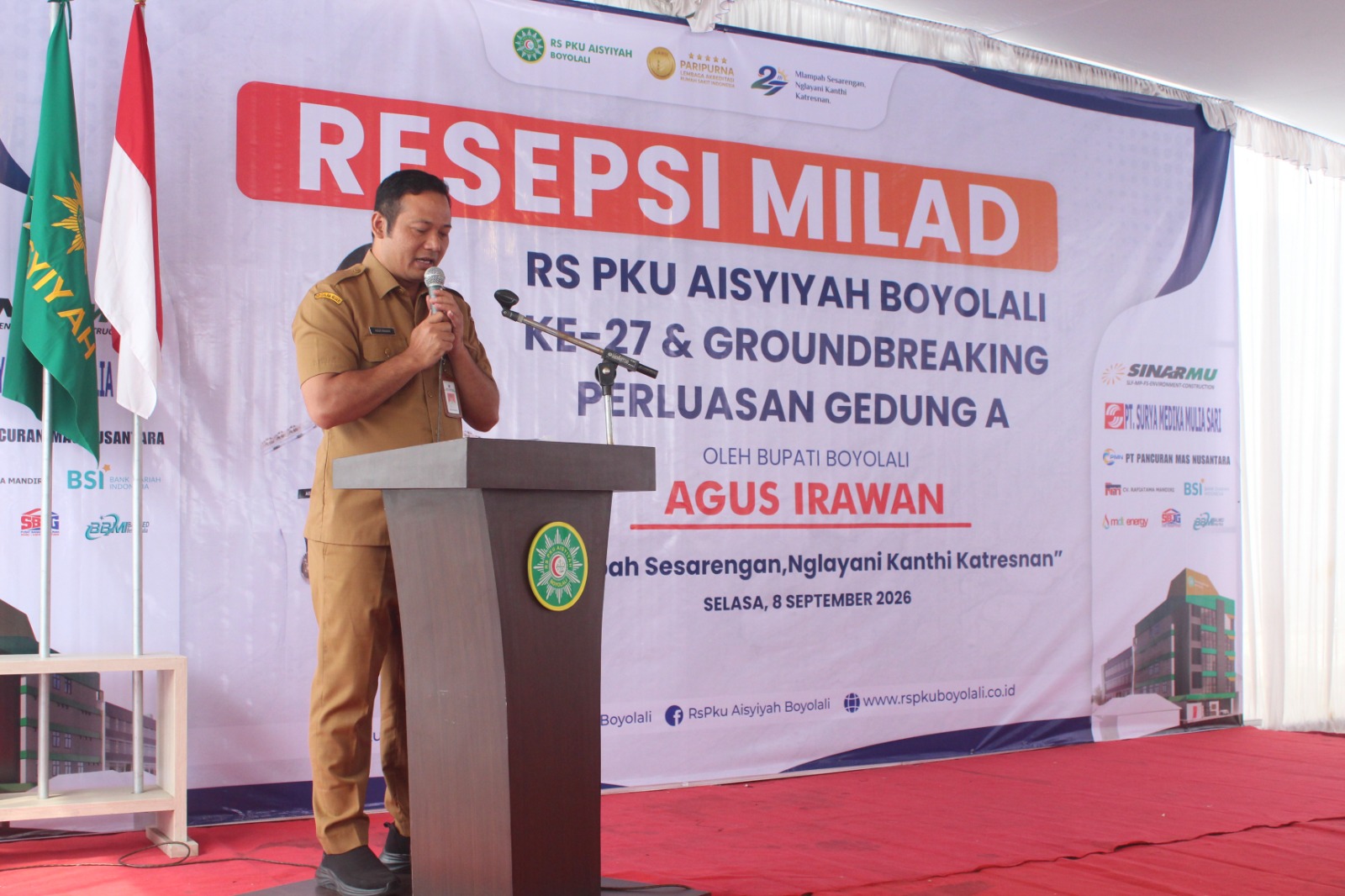 TINGKATKAN KUALITAS LAYANAN, RS PKU AISYIYAH BOYOLALI LAKUKAN GROUNDBREAKING GEDUNG BARU