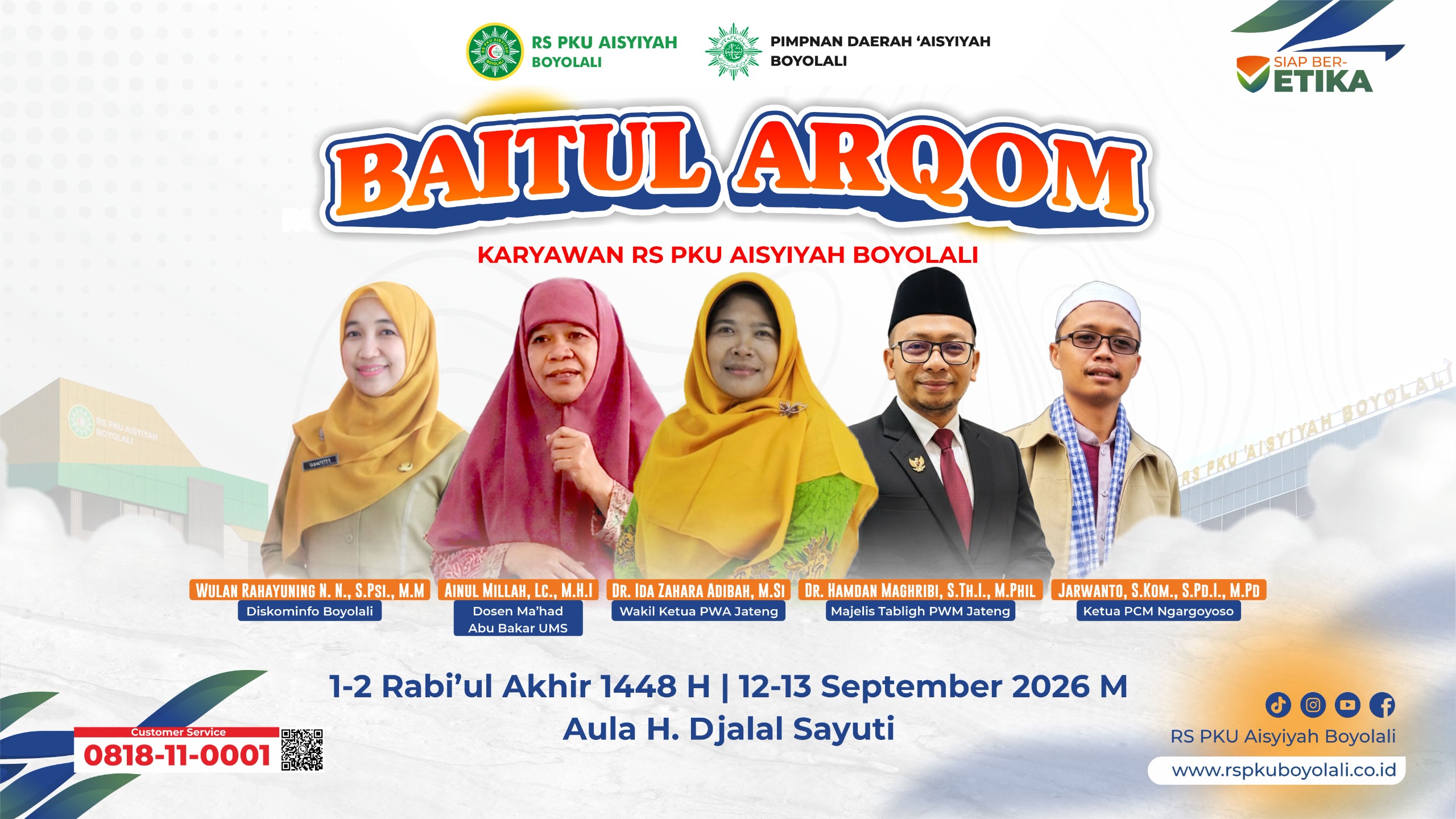 Perkuat Ideologi dan Etika Pelayanan, RS PKU Aisyiyah Boyolali Sukses Gelar Baitul Arqom Karyawan