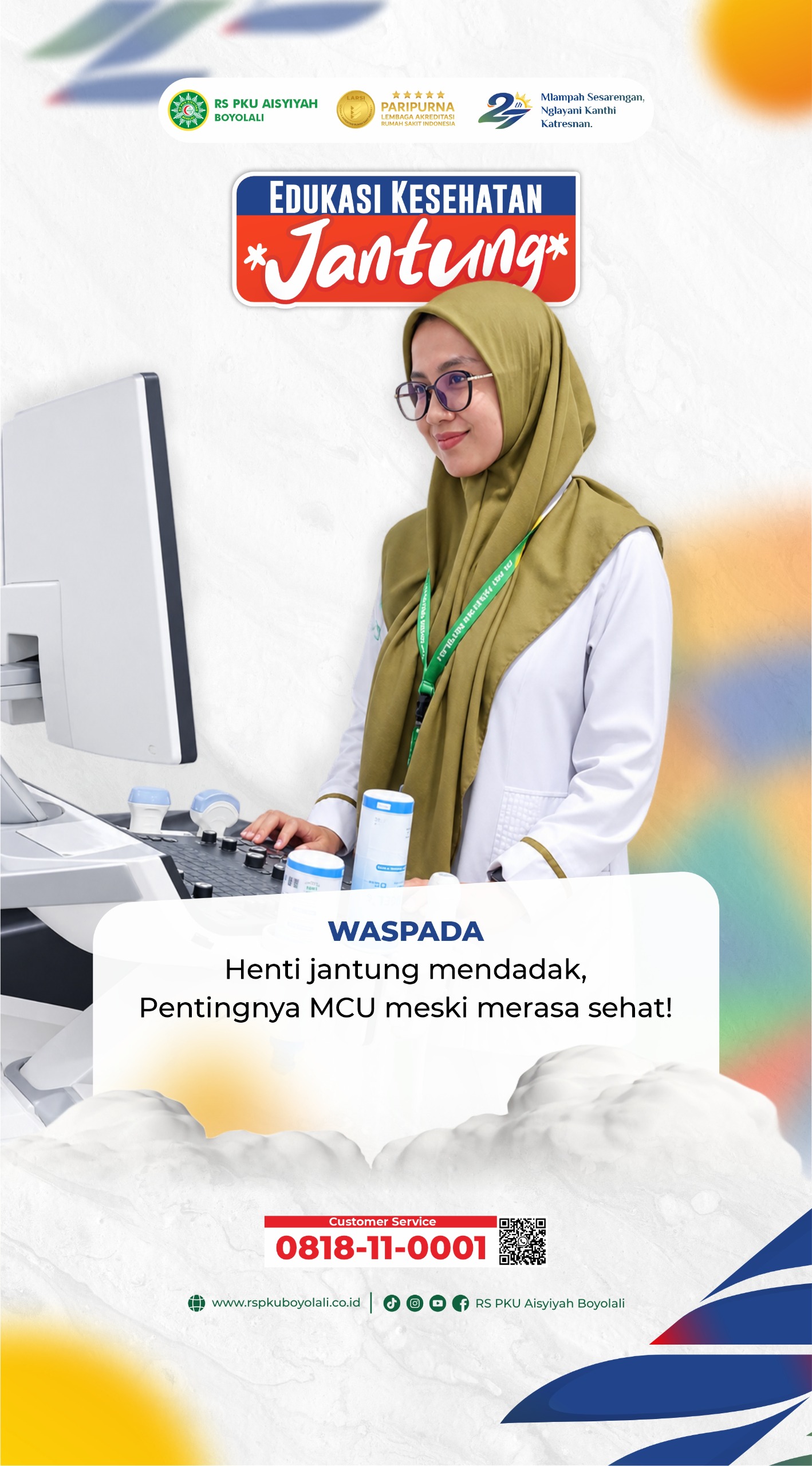 Ancaman Sunyi di Balik Tubuh Bugar, RS PKU Aisyiyah Boyolali Ingatkan Pentingnya MCU Cegah Henti Jantung Mendadak