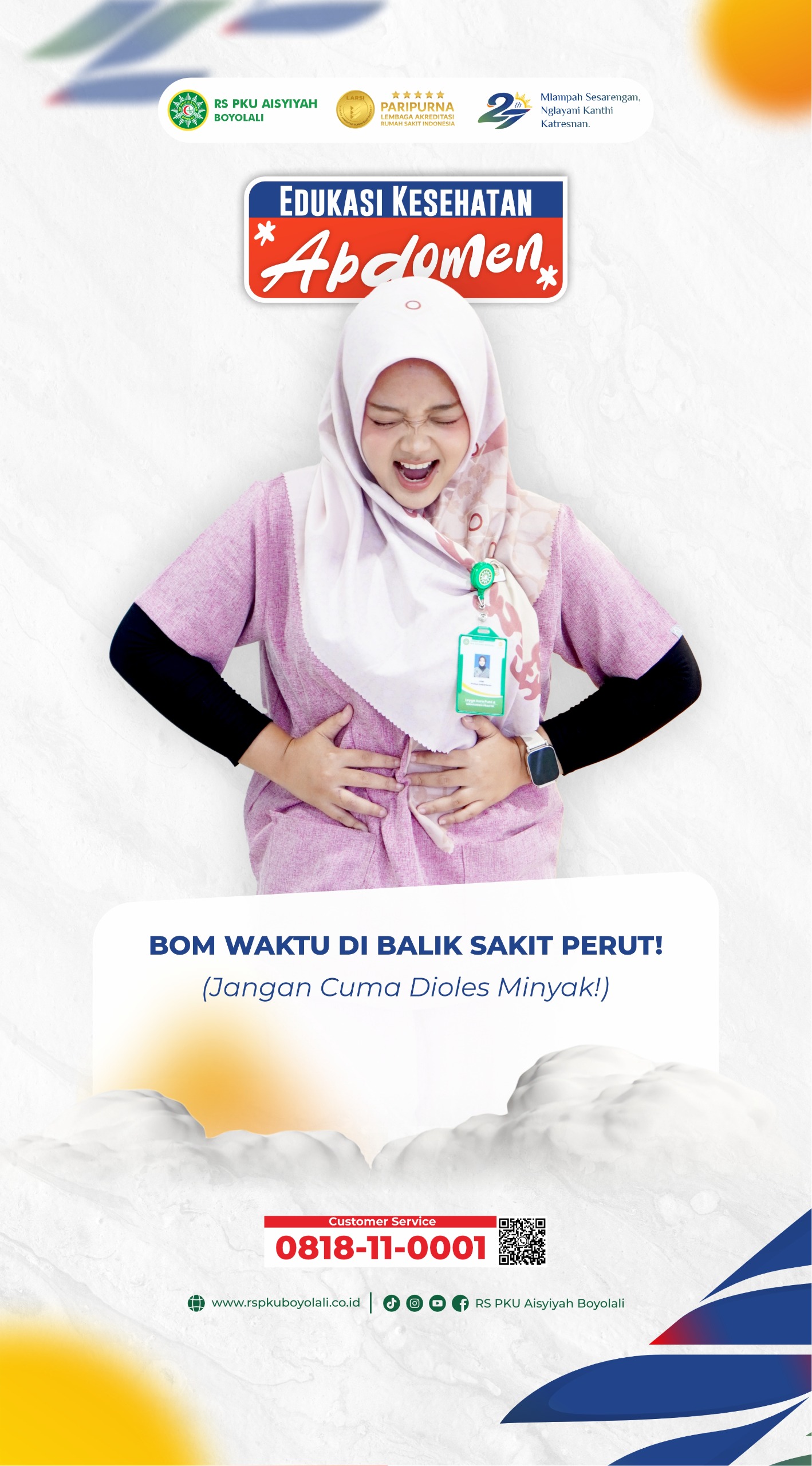Waspada Bom Waktu Organ Dalam! RS PKU Aisyiyah Boyolali Edukasi Masyarakat Jangan Hanya Andalkan Minyak Kayu Putih Saat Sakit Perut