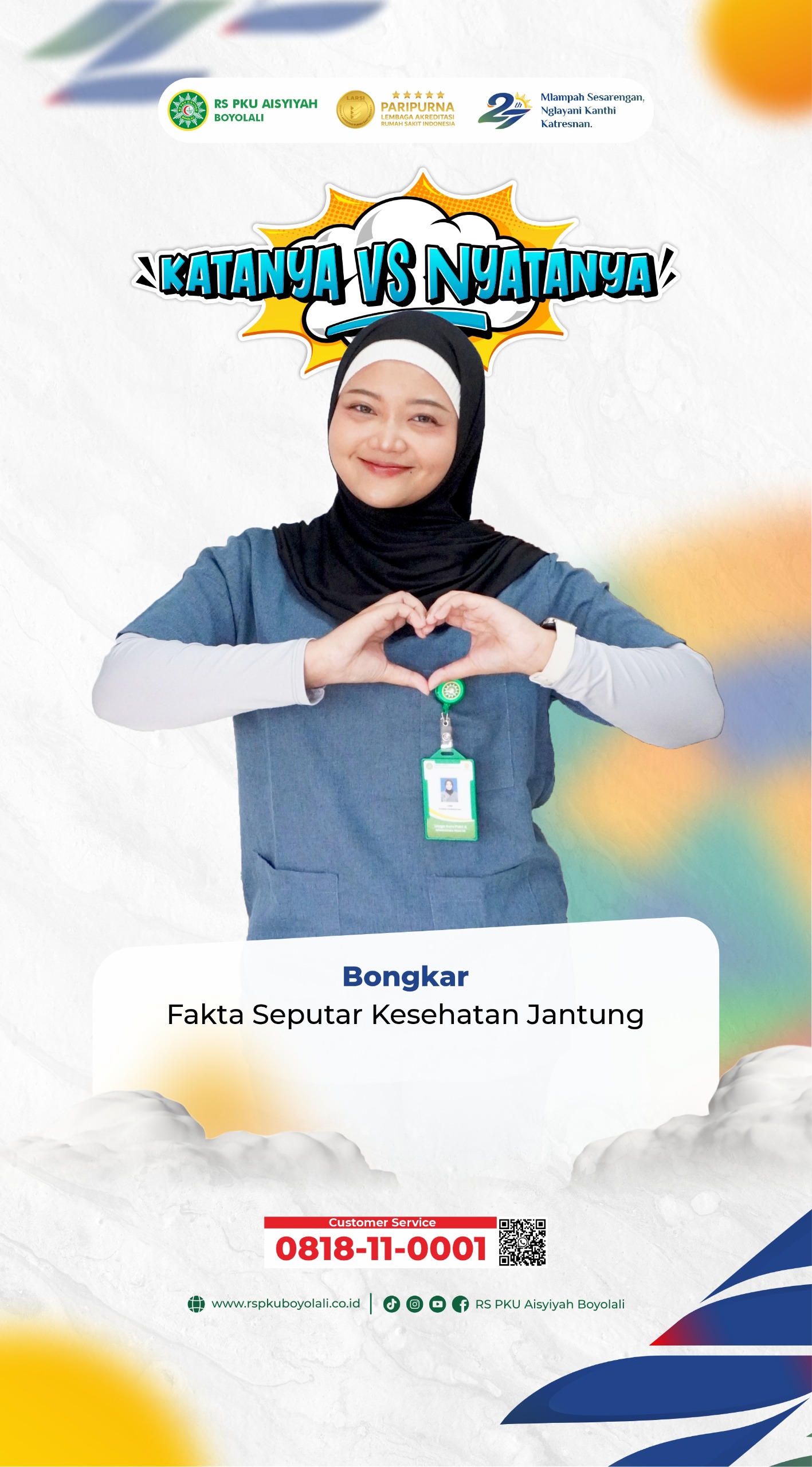 Katanya VS Nyatanya: RS PKU Aisyiyah Boyolali Bongkar Fakta Mitos Seputar Kesehatan Jantung