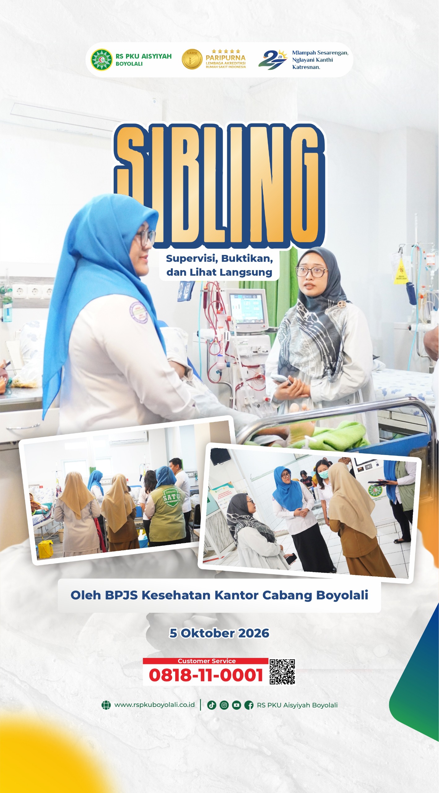 Tingkatkan Kualitas Layanan JKN, BPJS Kesehatan Boyolali Gelar SIBLING di RS PKU Aisyiyah Boyolali