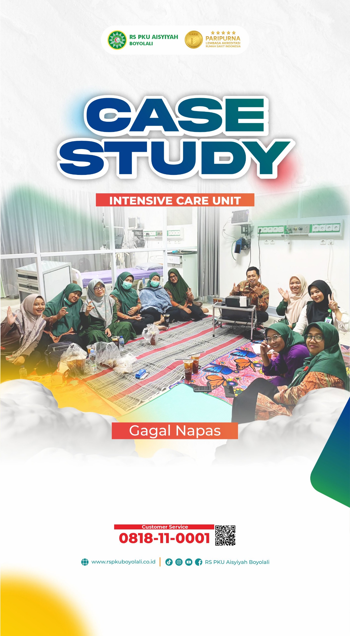 Tingkatkan Respons Kritis Pasien ICU, RS PKU Aisyiyah Boyolali Gelar Case Study Penanganan Gagal Napas